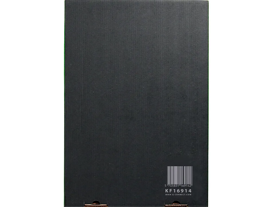 Pochette q-connect polypropylene graine perforee folio 80 mc sachet 10 unites