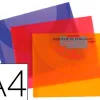 Pochette rangement canson polypropylène rigide dessin a4/a4+ 240x320mm coloris vifs