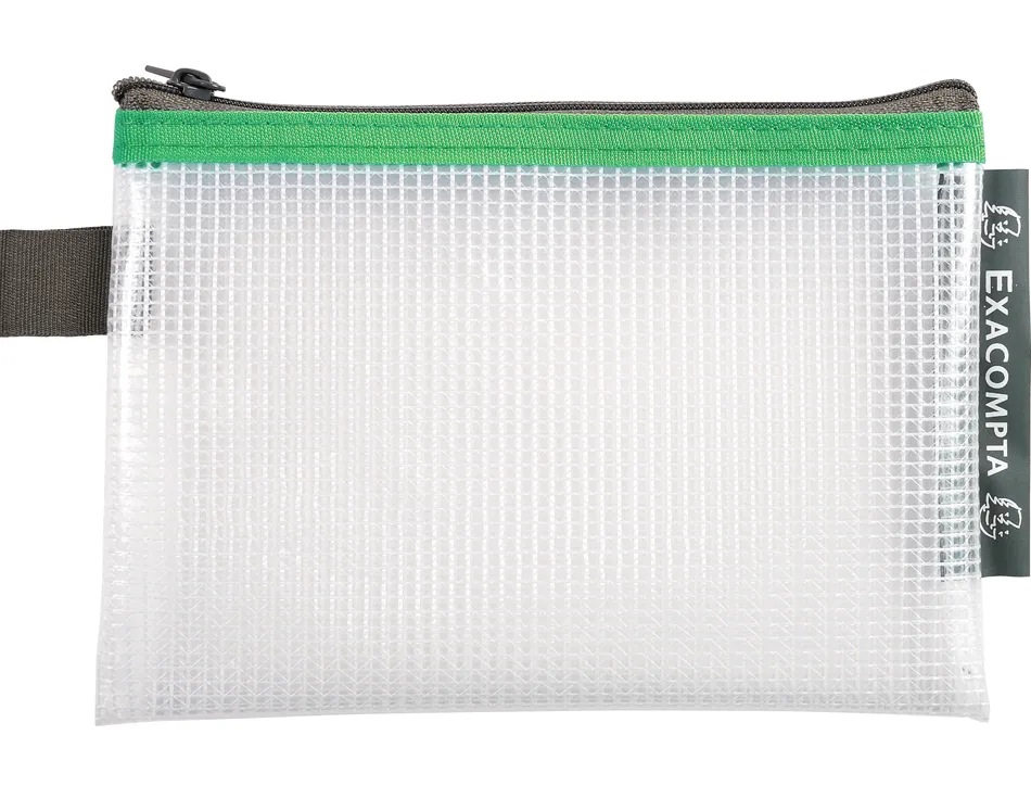 Pochette zip exacompta eva a6 coloris assortis