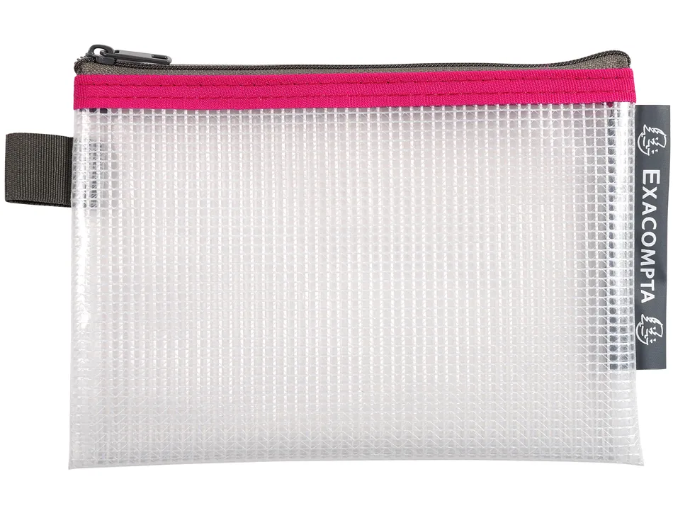 Pochette zip exacompta eva a6 coloris assortis