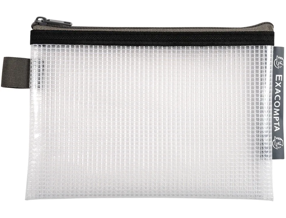 Pochette zip exacompta eva a6 coloris assortis