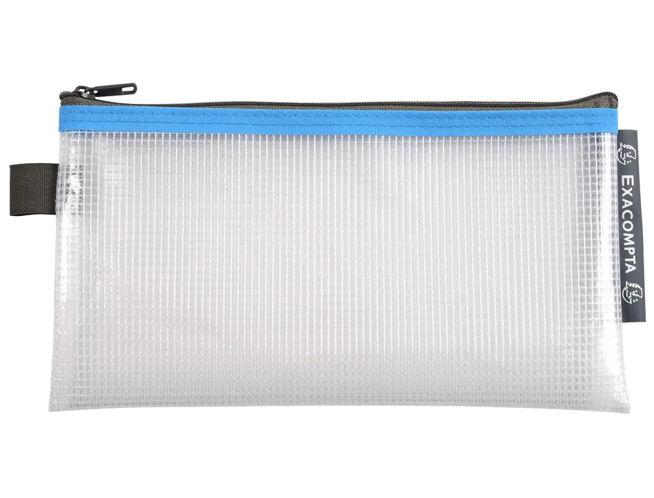 Pochette zip exacompta eva enveloppe coloris assortis