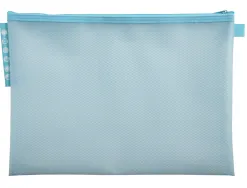 Pochette zip exacompta eva a4 chromaline coloris pastel assortis