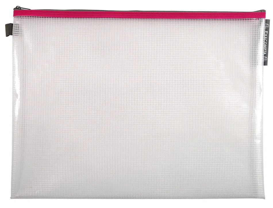 Pochette zip exacompta eva a3 coloris assortis