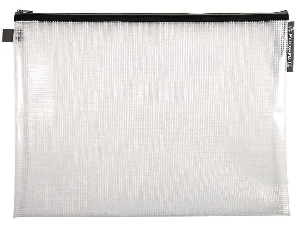 Pochette zip exacompta eva a3 coloris assortis