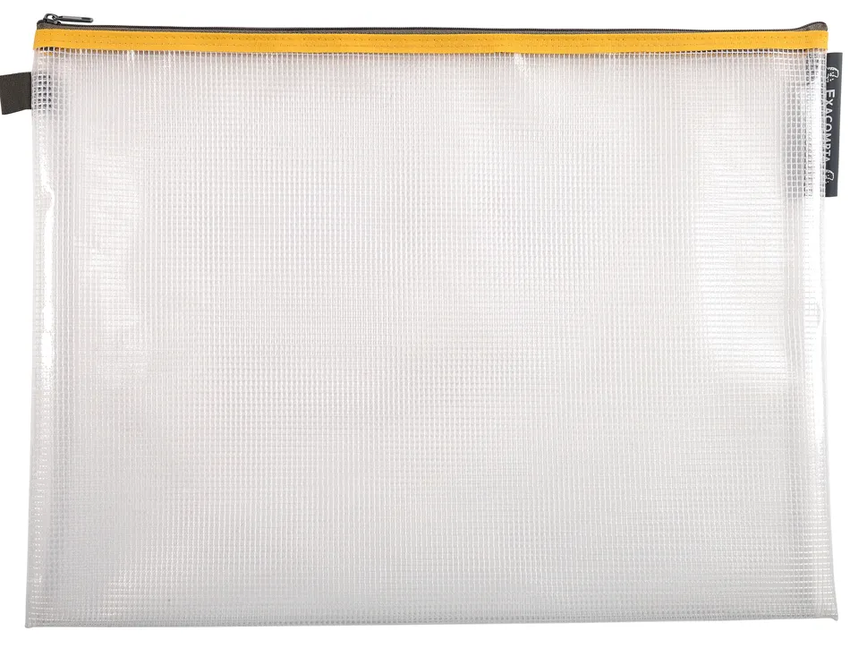 Pochette zip exacompta eva a3 coloris assortis