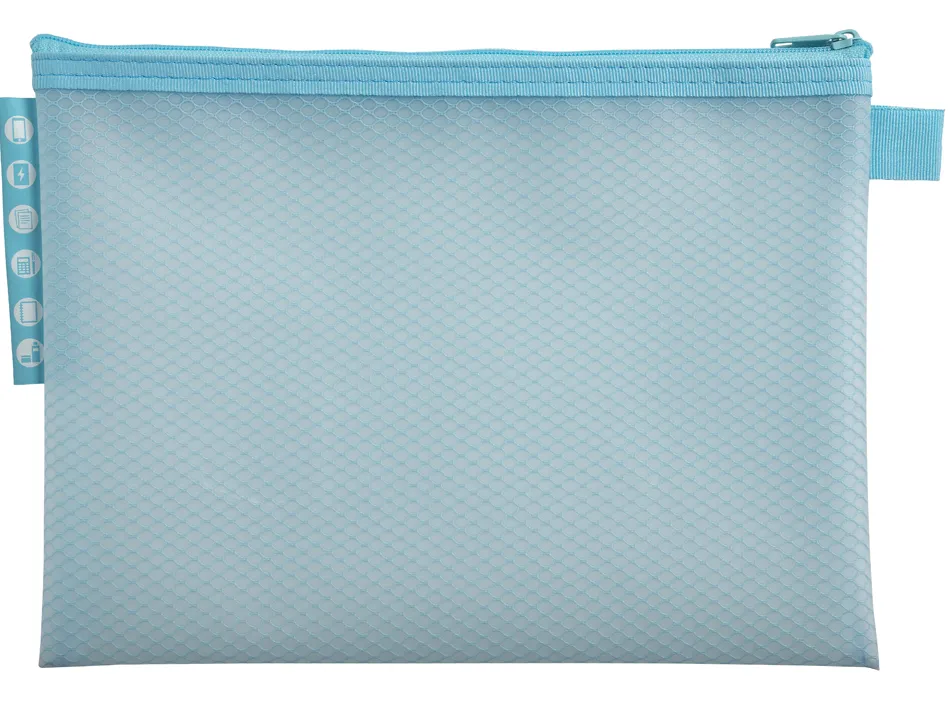 Pochette zip exacompta eva a5 chromaline coloris pastel assortis