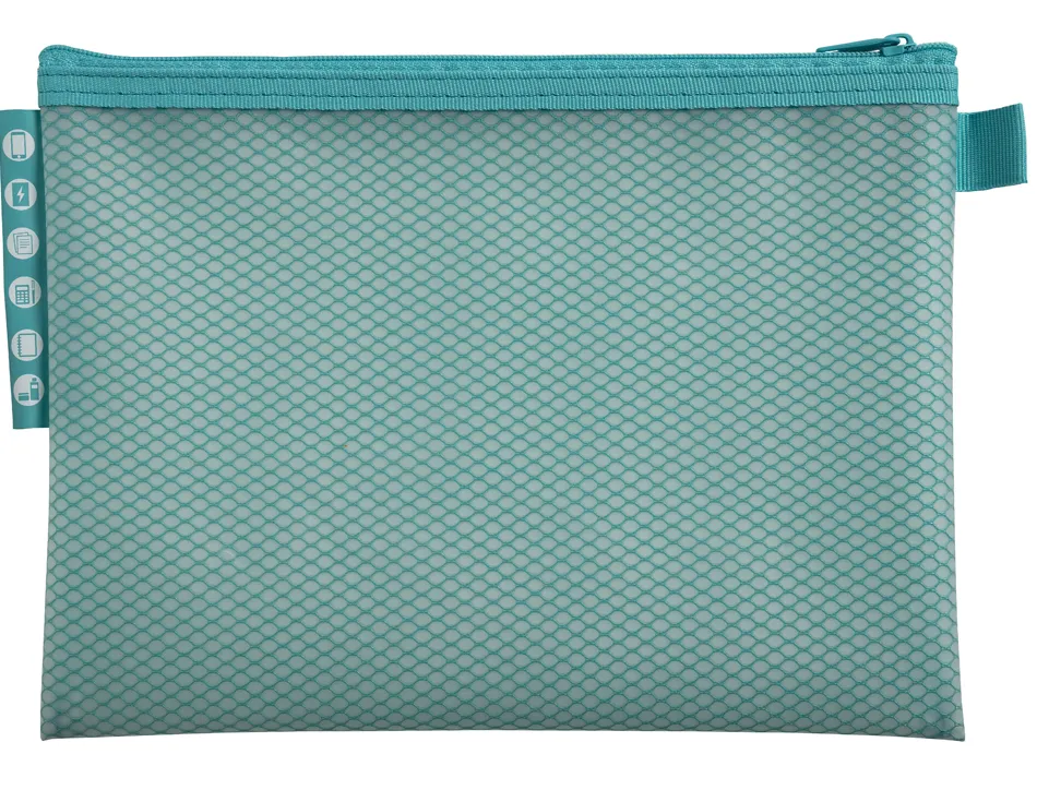 Pochette zip exacompta eva a5 chromaline coloris pastel assortis