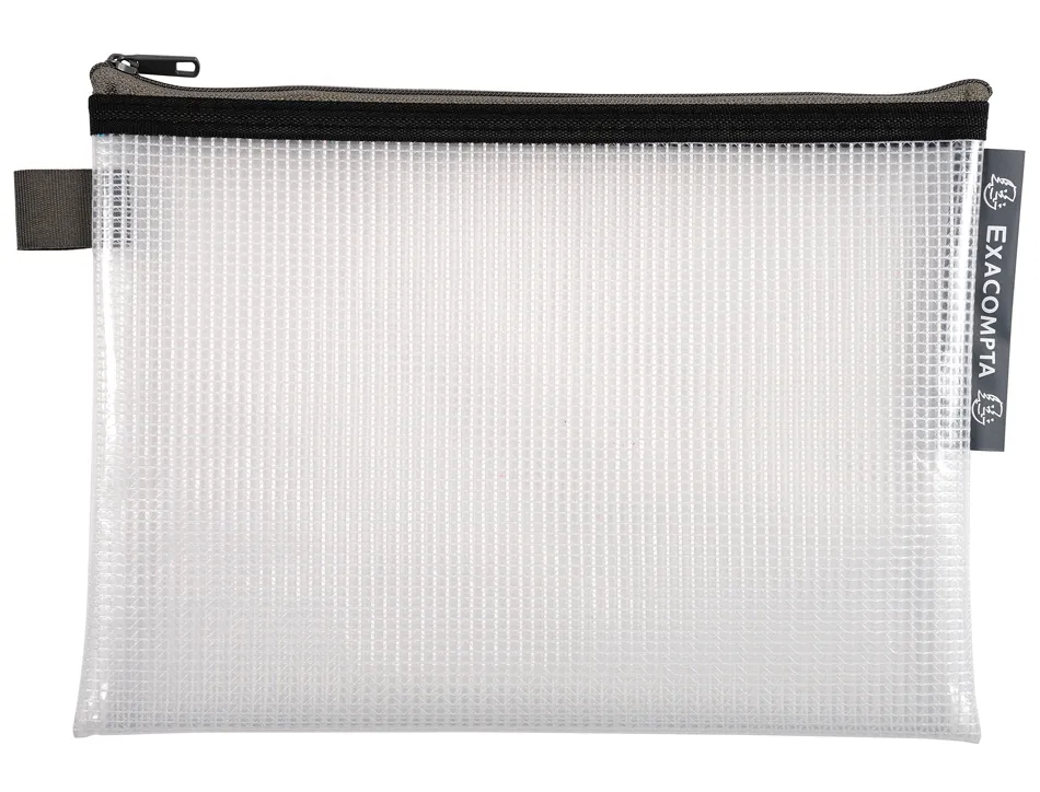 Pochette zip exacompta eva a5 coloris assortis