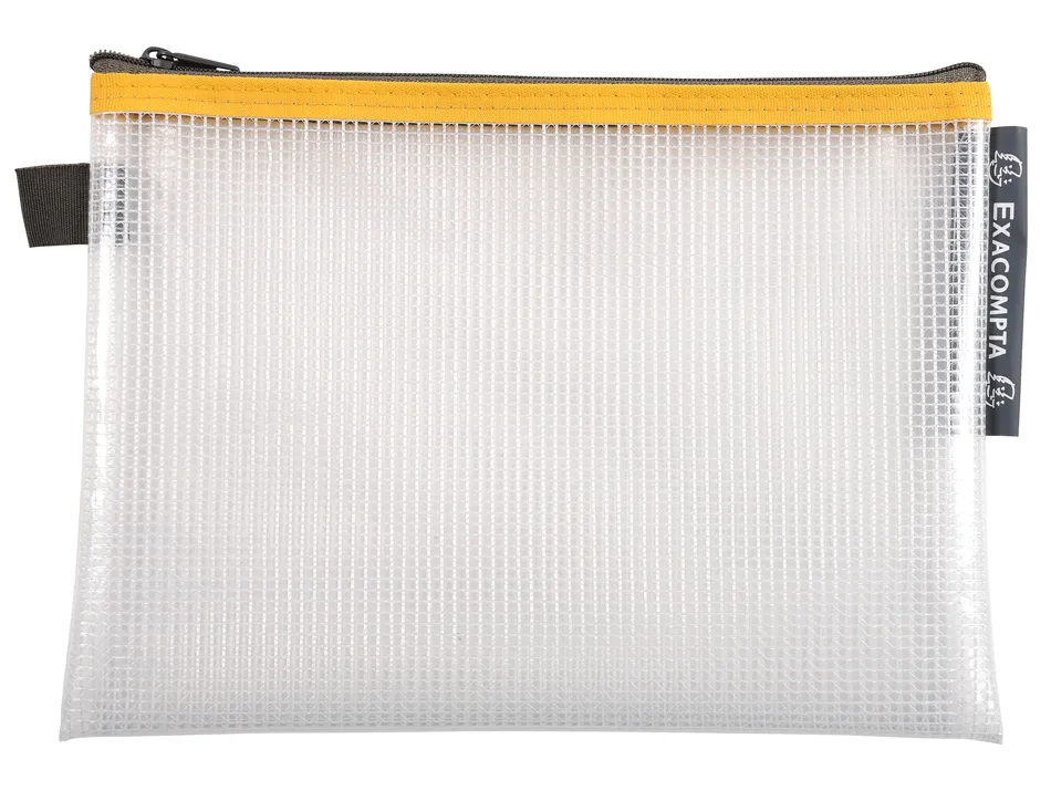 Pochette zip exacompta eva a5 coloris assortis