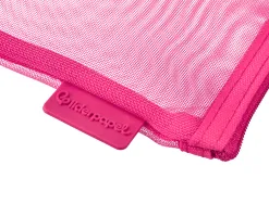 Pochette zip liderpapel a4 multiusage fermeture eclair polyester transpirable coloris rose