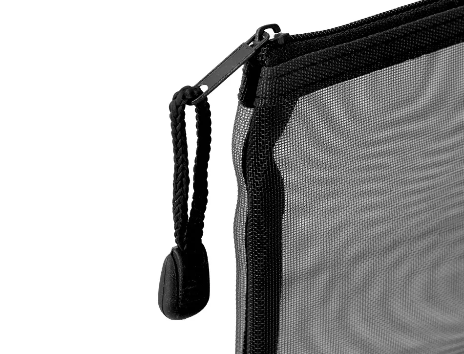 Pochette zip liderpapel a4 multiusage fermeture eclair polyester transpirable coloris noir