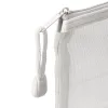 Pochette zip liderpapel a4 multiusage fermeture eclair polyester transpirable coloris blanc