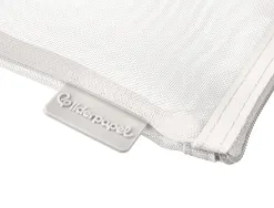 Pochette zip liderpapel a4 multiusage fermeture eclair polyester transpirable coloris blanc