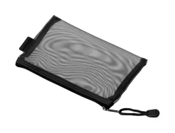 Pochette zip liderpapel a6 multiusage fermeture eclair polyester transpirable coloris noir