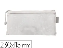 Pochette zip liderpapel multiusage format ticket 230x115mm fermeture eclair polyester transpirable