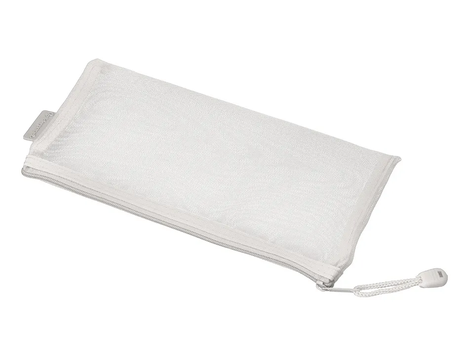 Pochette zip liderpapel multiusage format ticket 230x115mm fermeture eclair polyester transpirable