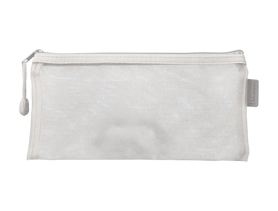 Pochette zip liderpapel multiusage format ticket 230x115mm fermeture eclair polyester transpirable