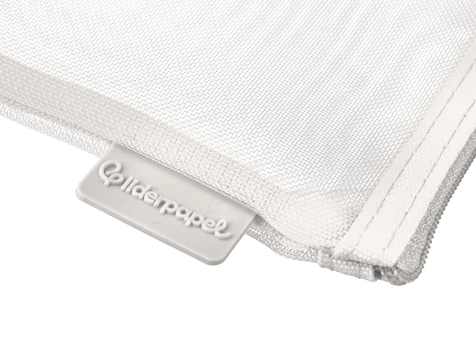 Pochette zip liderpapel multiusage format ticket 230x115mm fermeture eclair polyester transpirable