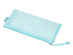 Pochette zip liderpapel multiusage format ticket 230x115mm fermeture eclair polyester transpirable