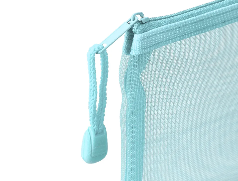 Pochette zip liderpapel multiusage format ticket 230x115mm fermeture eclair polyester transpirable