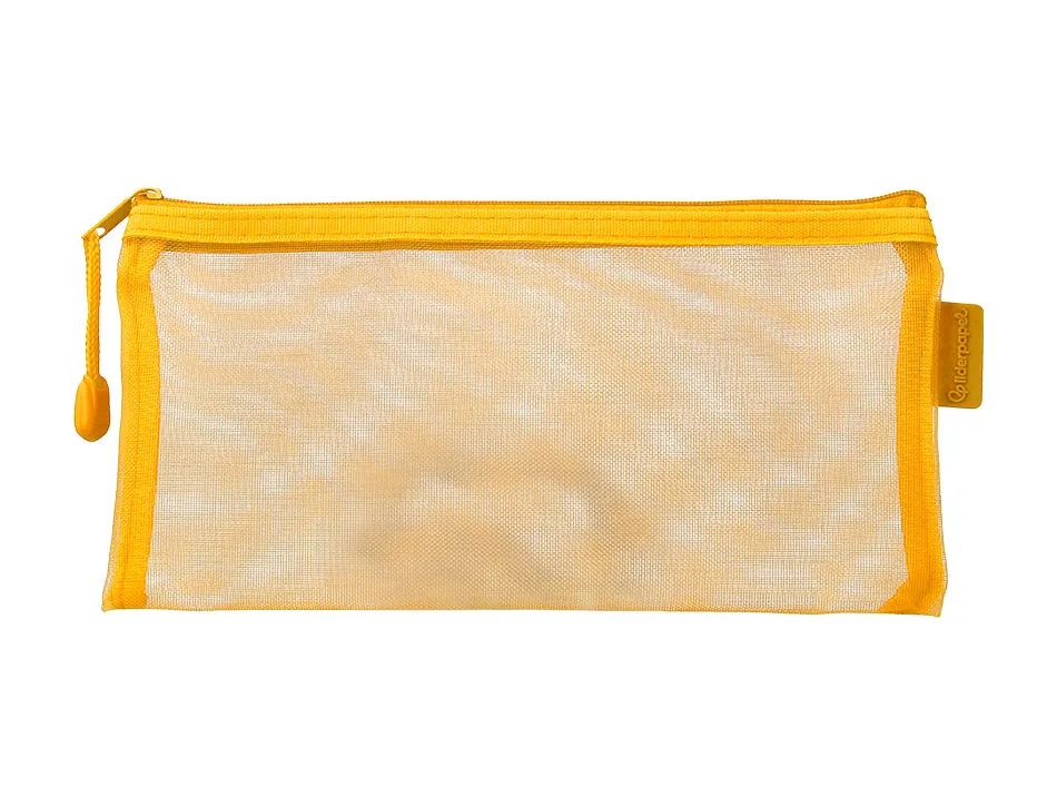 Pochette zip liderpapel multiusage format ticket 230x115mm fermeture eclair polyester transpirable