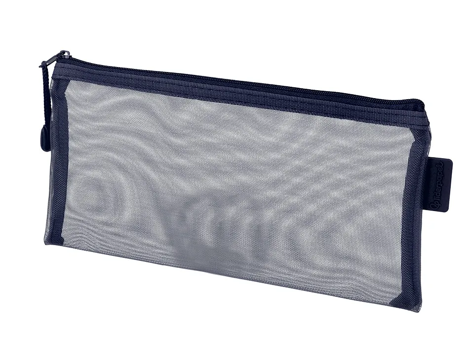 Pochette zip liderpapel multiusage format ticket 230x115mm fermeture eclair polyester transpirable