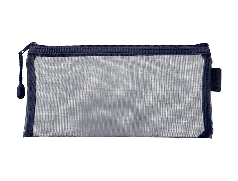 Pochette zip liderpapel multiusage format ticket 230x115mm fermeture eclair polyester transpirable