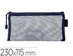 Pochette zip liderpapel multiusage format ticket 230x115mm fermeture eclair polyester transpirable