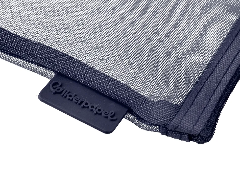 Pochette zip liderpapel multiusage format ticket 230x115mm fermeture eclair polyester transpirable