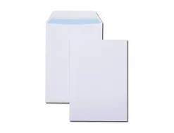 Pochettes blanches c5 90g adhesives 162x229mm pefc eco boite de 500 unites
