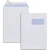 Pochettes blanches c4 90g f110x50 adhesives 229x324mm pefc eco boite de 250 unites