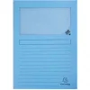 Pochettes coin exacompta carte 120 g avec fenêtre paquet 25