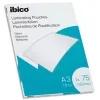 Pochettes de plastification ibico brillantes format a3 75 microns paquet 100