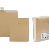 Pochettes kraft armé gpv 3 soufflets format c4 avec fenêtre paquet 50