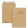 Pochettes kraft brun c4 90g f100x50 adhesives 229x324mm pefc eco boite de 250 unites