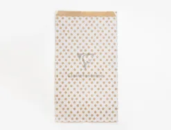 Pochettes kraft fond blanc 50g/m 21x37+7 cm sachet de 50 un