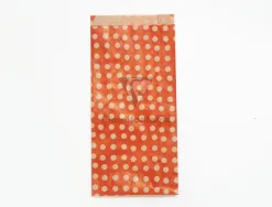 Pochettes kraft fond rouge 50g/m 15x31x6 cm sachet de 50 un