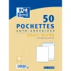 Pochettes oxford kraft auto adhesives avec bande de protection 176x250mm 50 unites