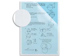 Pochettes-coin oxford onthego polypropylene 12/100e anti-glisse format a4 incolore sachet de 10