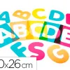 Pochoir alphabet culture club en plastique lettres majuscules 20x16cm paquet 26 unites