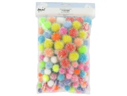 Pompon irise innspiro tailles et coloris assortis lot de 200 pieces