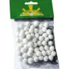 Pompons a la couleur graine creative 15 mm 45 pieces coloris blanc