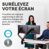 Porte ecran platinium double