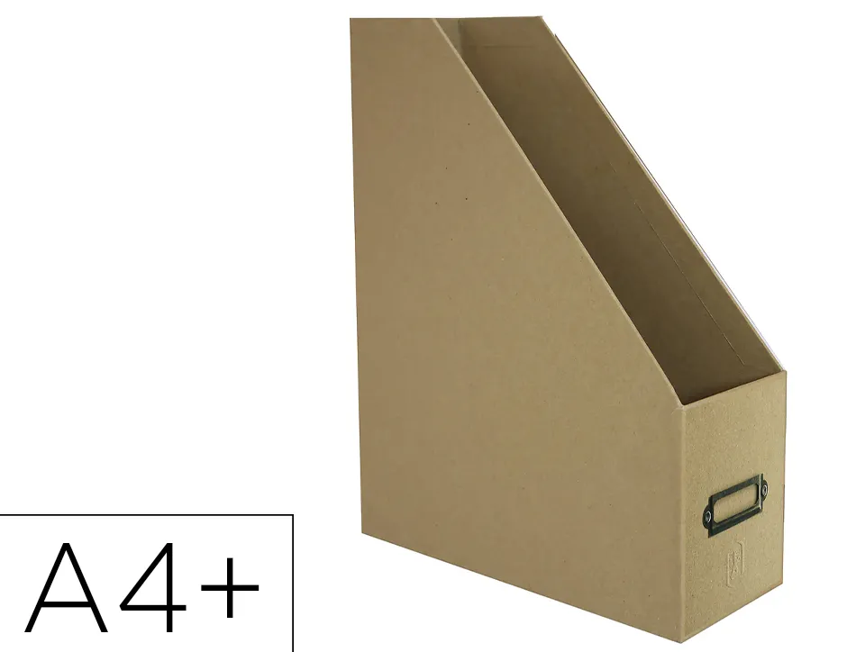 Porte revue savana oxford a4+ dos de 10 cm porte etiquettes carton recycle