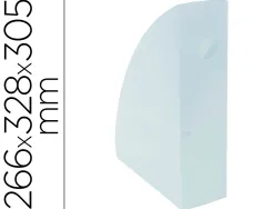 Porte revues exacompta mag-cube pour documents a4 pastel bleu pastel