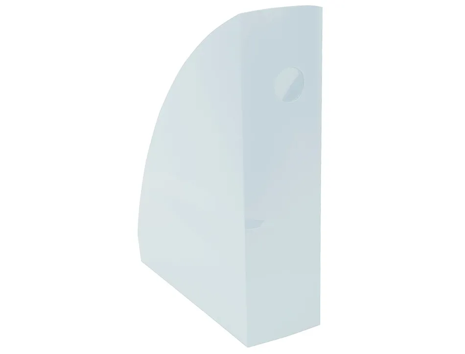 Porte revues exacompta mag-cube pour documents a4 pastel bleu pastel
