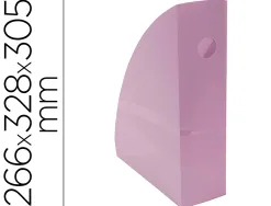 Porte revuesexacompta mag-cube pour documents a4 pastel mauve pastel