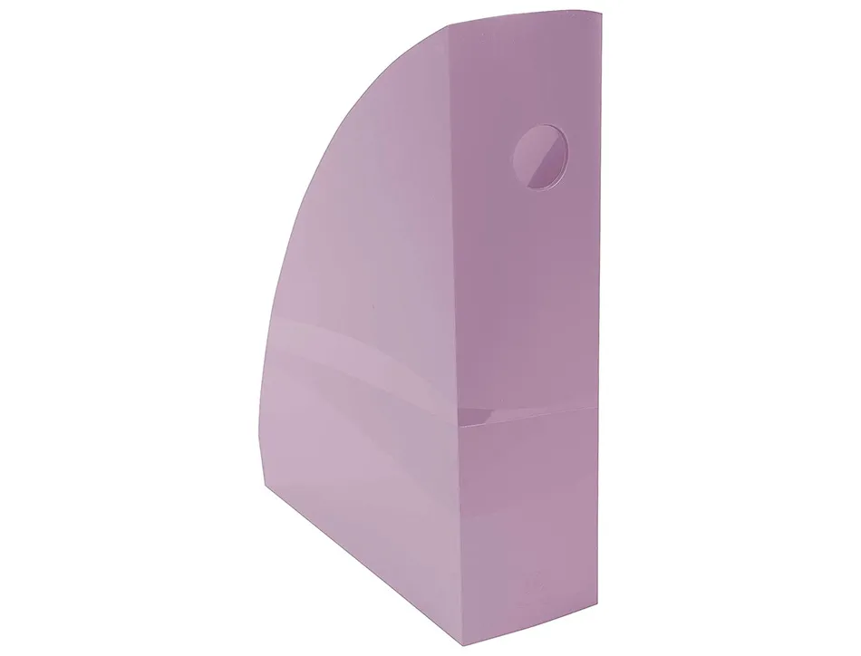 Porte revuesexacompta mag-cube pour documents a4 pastel mauve pastel