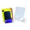 Porte telephone carton cleopatre a monter 15x12x3cm coloris blanc lot de 30